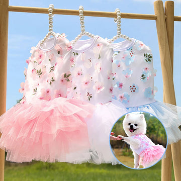 Spring And Summer Dog Tutu Dress Pet Dog Clothes Wedding Dress Skirt Puppy Clothing Pet Clothing Accessories Chihuahua Yorkie