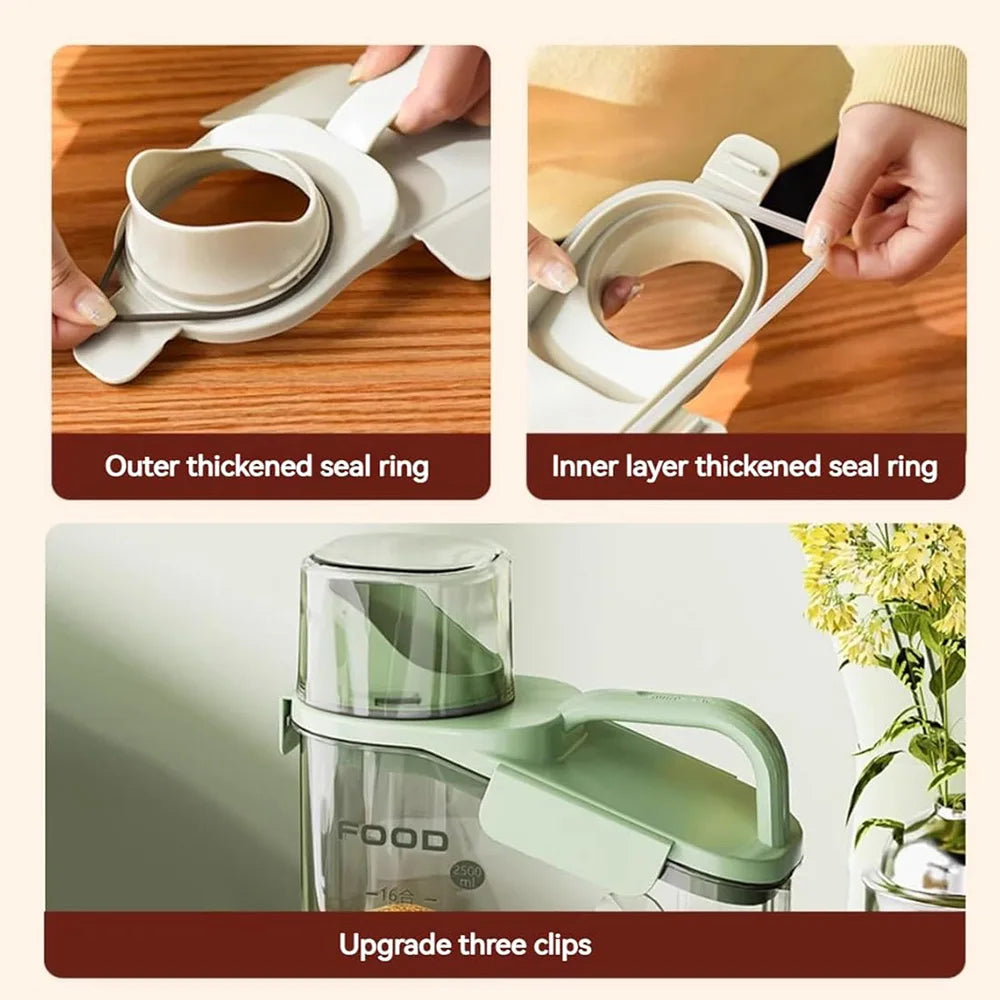 Pet food sealed bucket cat and dog food storage tank freeze-dried anti mold storage box large capacity transparent storage tank